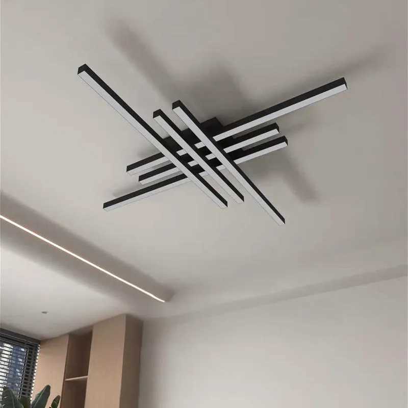 Modern Minimalist LED Ceiling Light Dining Room Living Room Bedroom Office Dimmable Overhead Light Indoor Lighting Fixture XJ2500613