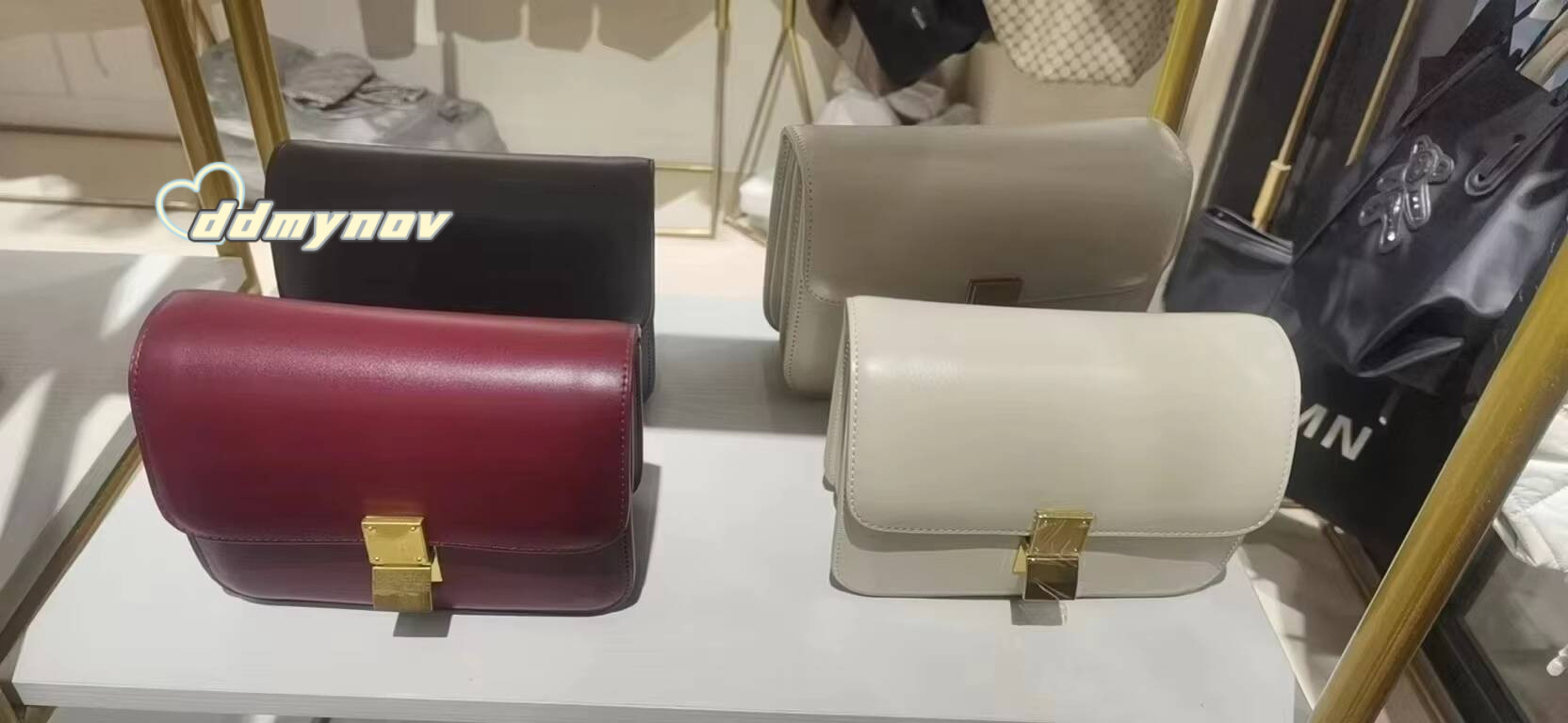 2022 trendy brand women's genuine leather shoulder bag, small square handbag, fashionable crossbody bag ddmynov