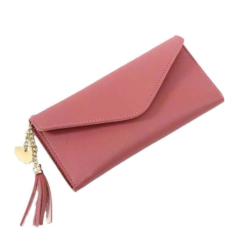 New Women's Long Korean Style Large Capacity Clutch Bag Female Student Card Holder Money Clip Wallet