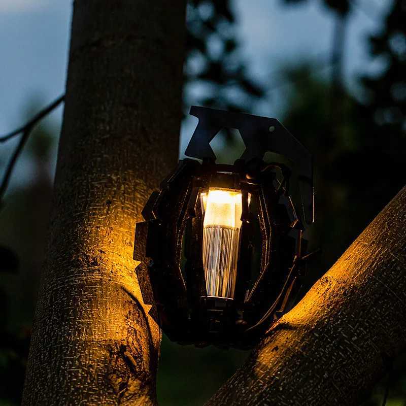 Outdoor Camping Lampshade Flashlight Tent Atmosphere Lampshade Camping Ultra Long Endurance Camping Lamp W250613