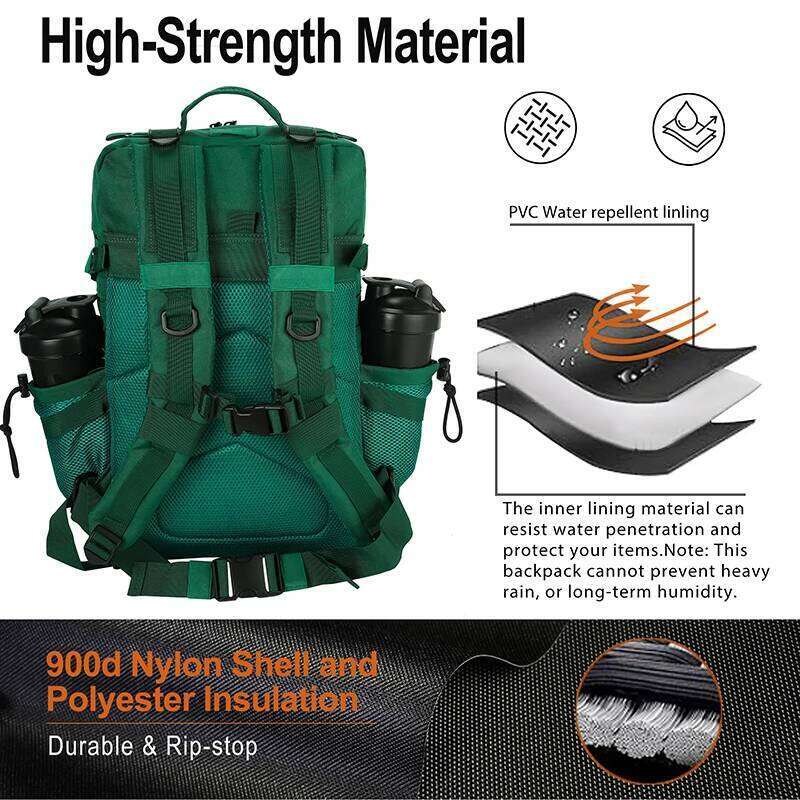45L/25L Tactical Backapck For Men Women Waterproof Camping Travel Bag Outdoor Sports Hiking Survival Rucksack With Bottle Holder
