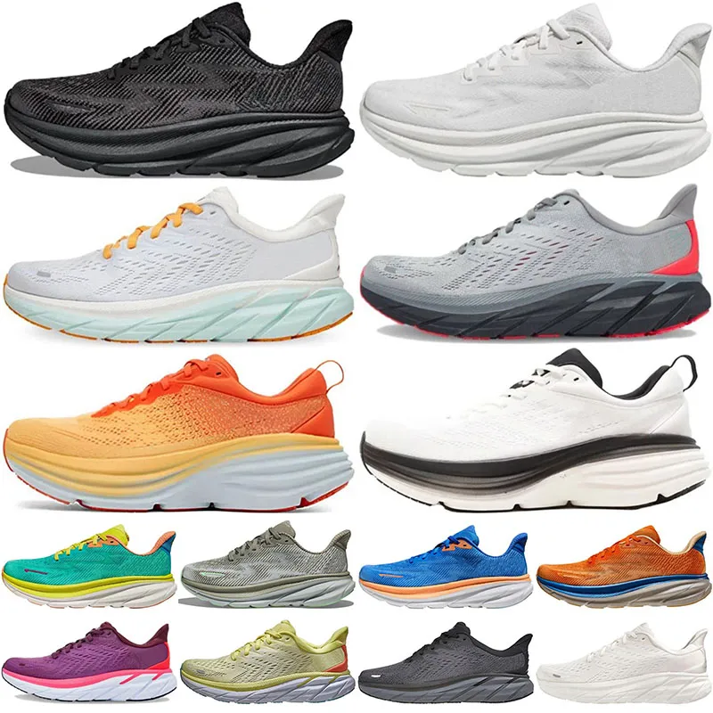 2024 running shoes Clifton 9 Casual Bondi Cliftons Shoes Sports Harbor Mist Black White Carbon X 2 Free People Designer Athletic Bondis 8 Mens Women S