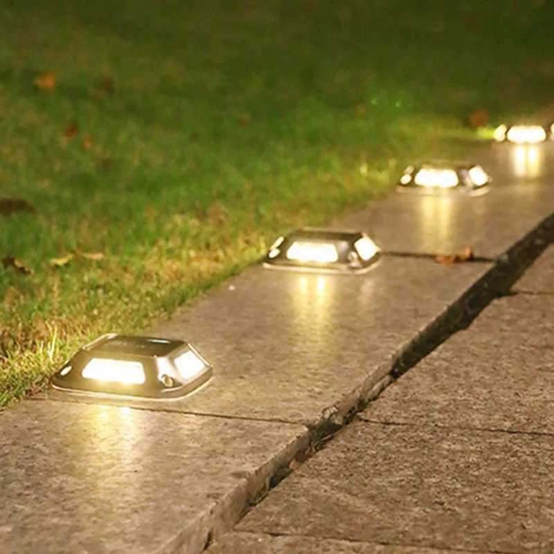 Solar Outdoor Camping Light Courtyard Garden Lawn Decoration Landscape Light Waterproof Stainless Steel Buried Light W250613