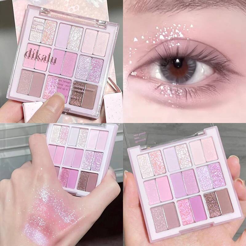 18Color Gliter for Eyes Long Lasting Korean MakeUp Eyeshadow Palette Cosmetics Eye Shadow
