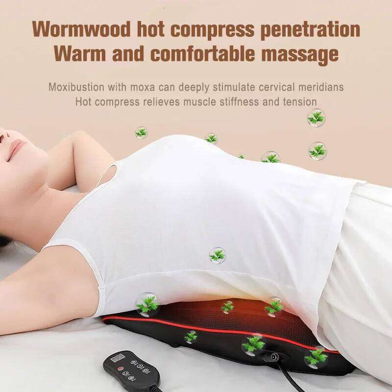 Portable Neck Waist Electric Heating Relaxation Massager Whole Body Massage To Relieve Muscle Soreness Vehicular