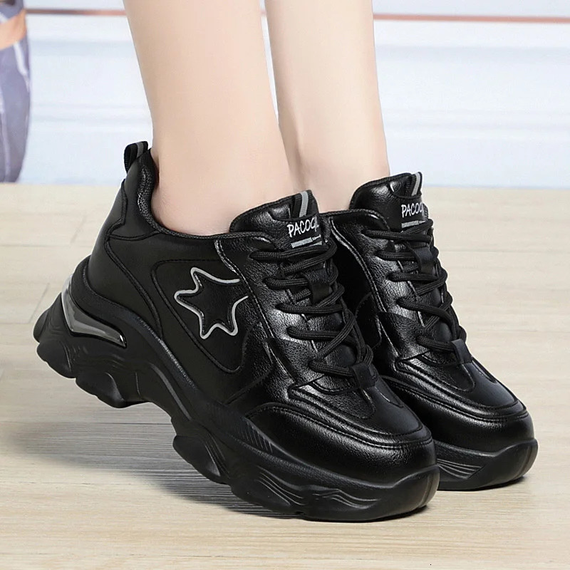 Leisure Retro Breathable Platform Sneakers Women Summer Fashionable Versatile Round Toe Soft Sole Causal Shoes 250610