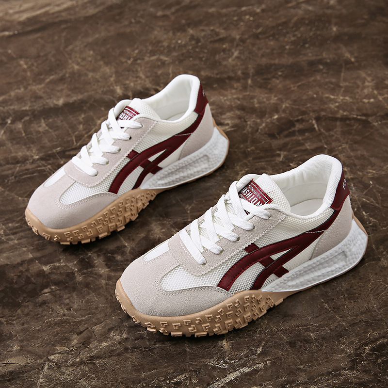 Ddmysports Dexun Women Spring New Thick Soled Versatile Agan Breathable Lightweight Soft Casual Sports Shoes Outdoor Shoes