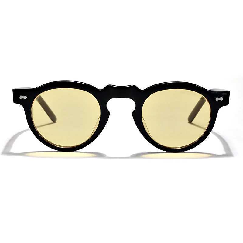 Handmade Durable Luxury Round Acetate Sunglasses Men Women Fashion Design Sunglasses outdoor UV400 Protection Customization Z250614