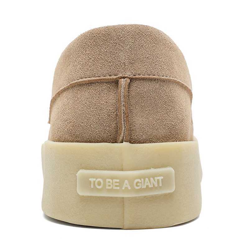 Fi Mens Slip- Casual Shoes Suede Leather Mens Trendy Classic Loafers Men Outdoor Driving Flats Mens Shoes XJ250614