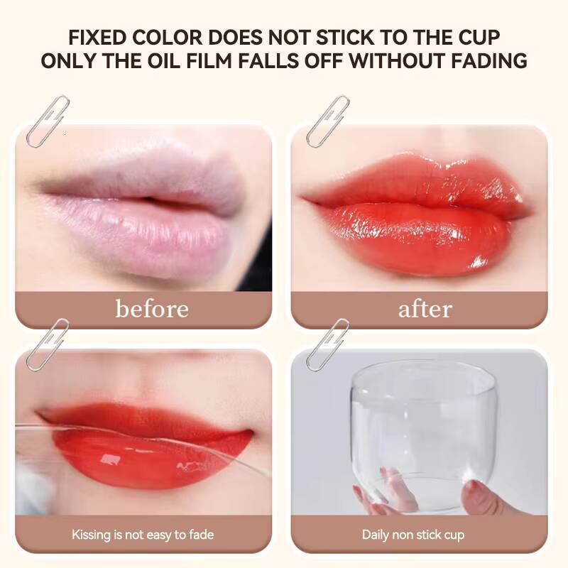 GECOMO Black Magic Lipstick - Moisturizing Gloss, Long-Lasting, Temp-Sensitive Color Change, Lip Hydration,Korean makeup happy