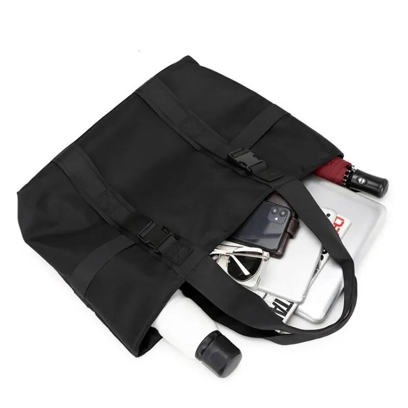 Casual Tote Large Capacity Handbags For Men Waterproof Oxford Travel Shoulder Bag Japan Style Laptop Bags