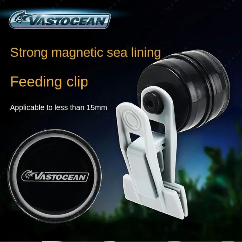 VastOcean Veggie-Mag Feeding Clip Aquarium Fish Tank Strong Magnetic Seaweed Vegetable Clip 250613