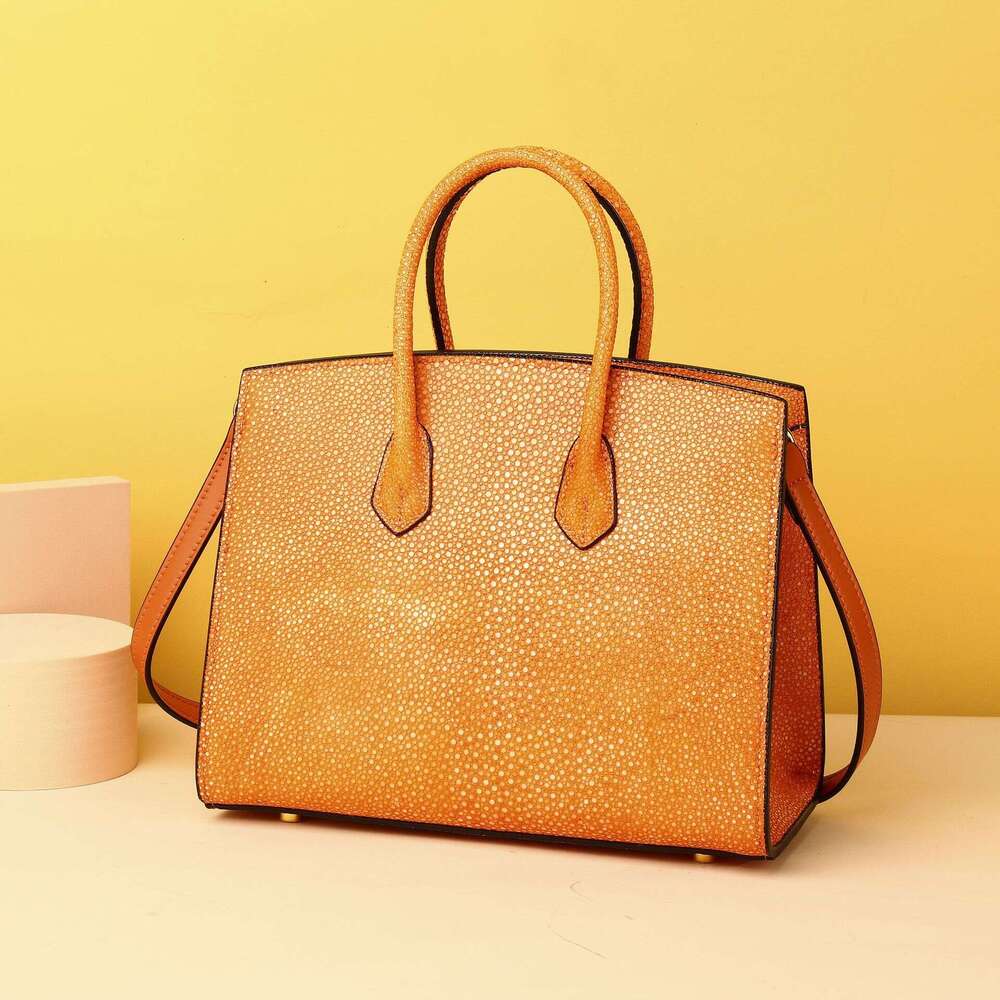 Pearl New Fish Smooth Pattern Single Shoulder Crossbody Fashion Classic Women's High-end Bag