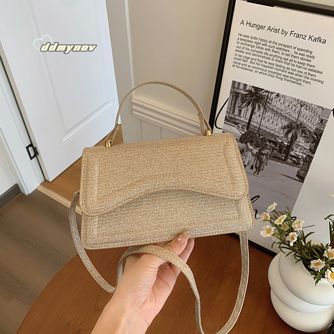 Fashion Sequin Handbag New Versatile Ins Style Niche Crossbody for Women Trendy Stylish Commuter Bag ddmynov
