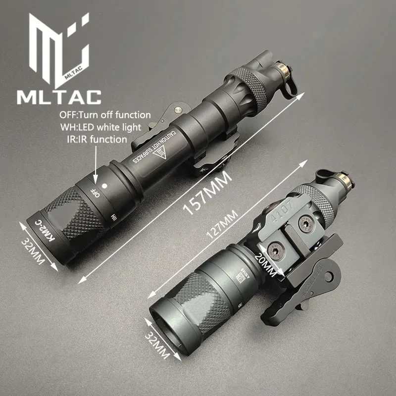 Tactical M323V M622V IR Fill Light Flashlight Dual Function Pressure Switch Scout Light Infrared lighting M300 M600 Weapon LightXJ250613
