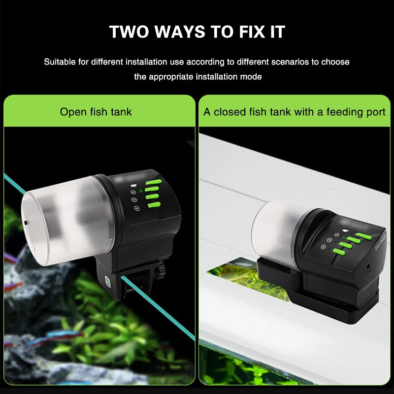 Digital Automatic Auto Tank Pond Fish Food Feeder with Aquarium Fishes Feeding Timer Auto Manual Pet Feeder Lcd Feeding Machine 250613