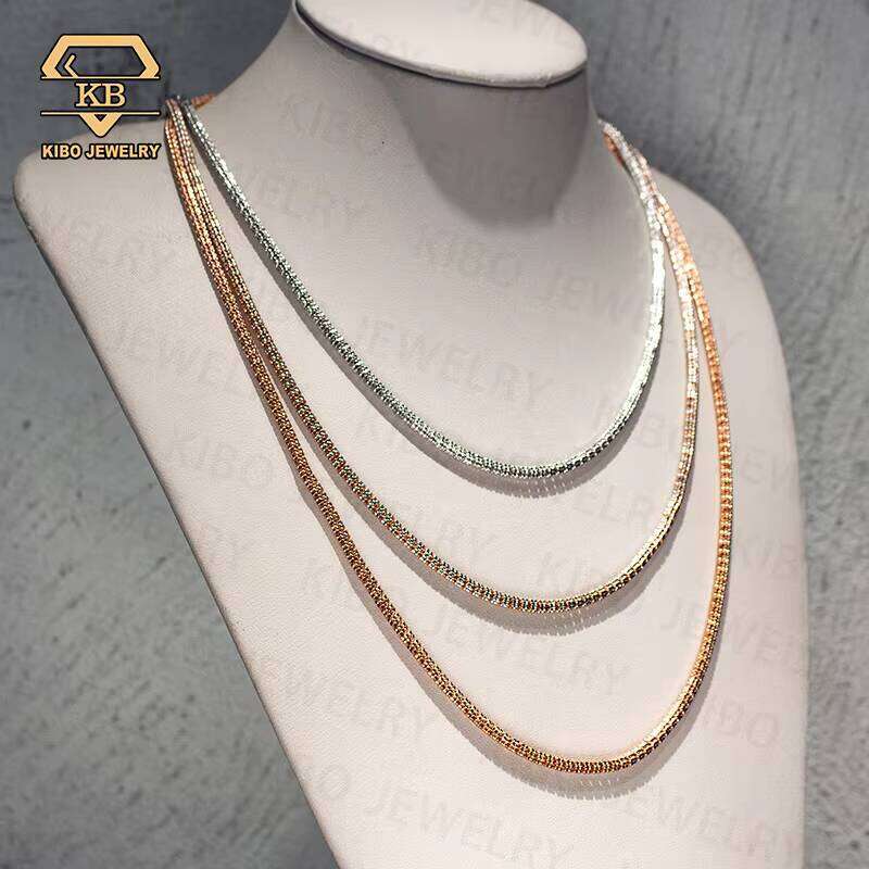 Bestselling Moon Ice Chain Sier Hip-Hop Mens Necklace New Design Jewelry