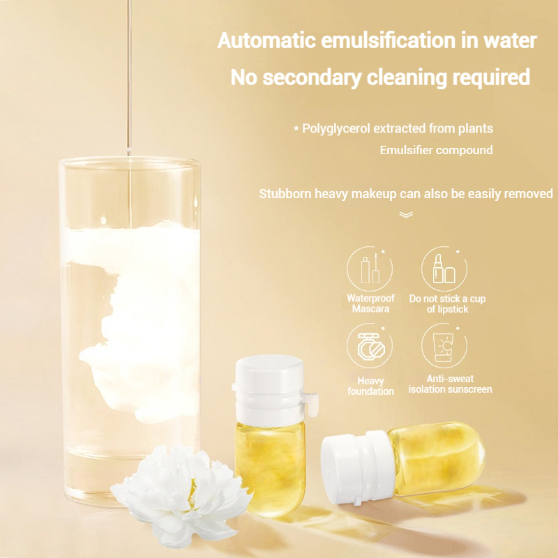 Second throw make-up remover oil factory custom OEM/ODM processing mild student party deep cleansing