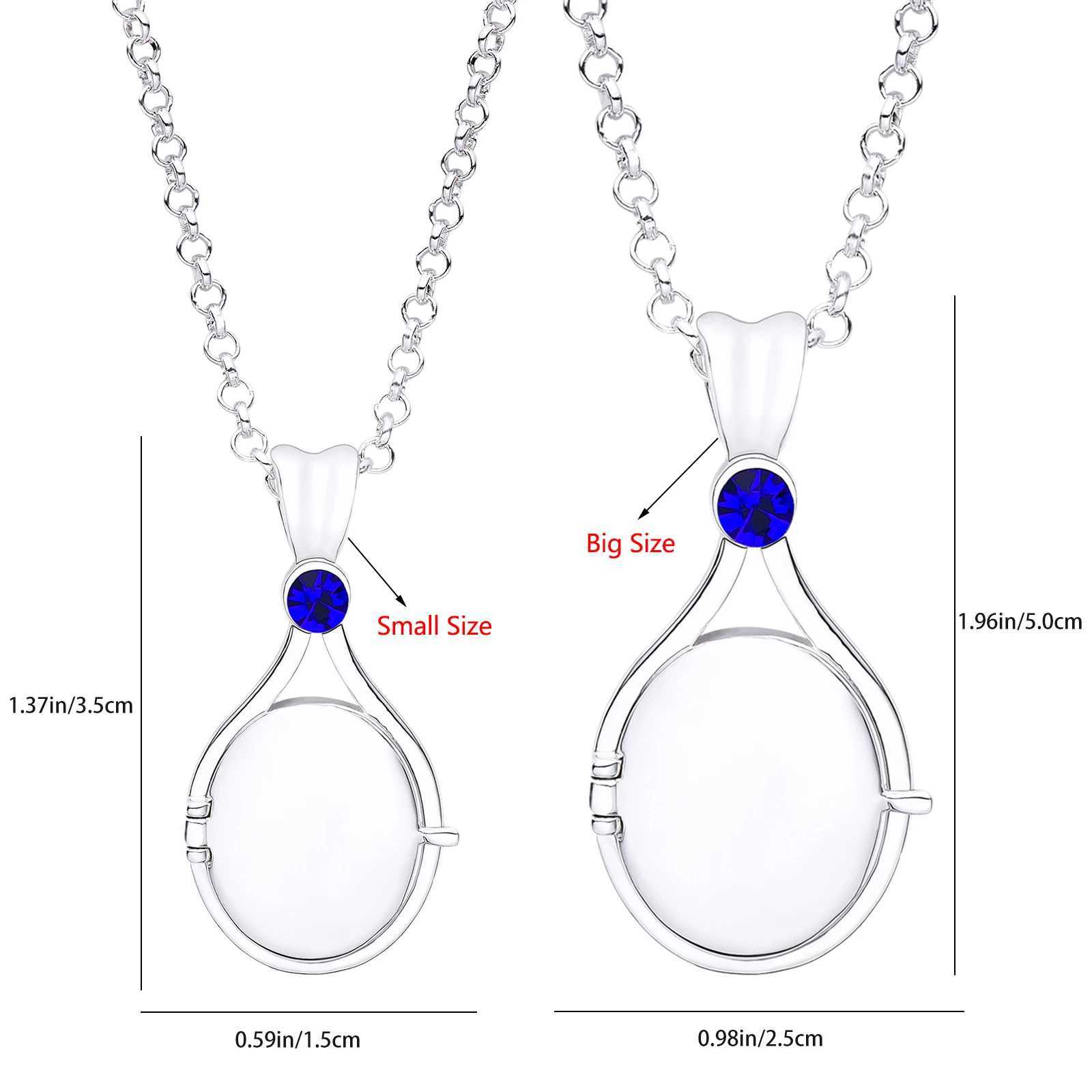H2o Openable Metal Shell Pendant Necklace Silver Color with Crystal Mermaid Tv Movies Jewelry for Women Girls Cute Necklaces Z250614