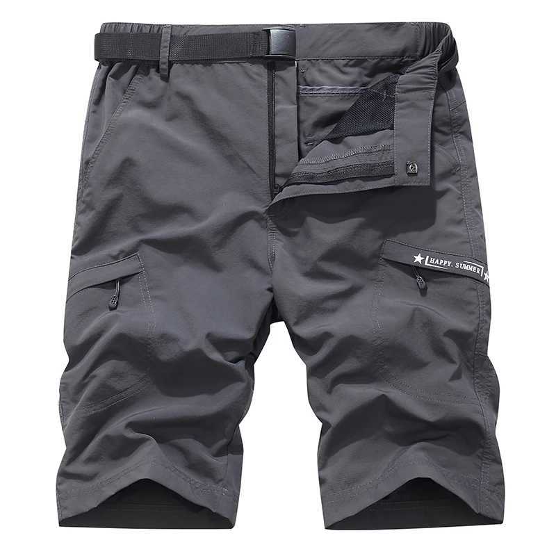 Mens Beach Jogger Casual Shorts Pants Men Outdoor Streetwear Loose Hip-hop Shorts Sports Trousers Summer Men Cotton Cargo Shorts W250614