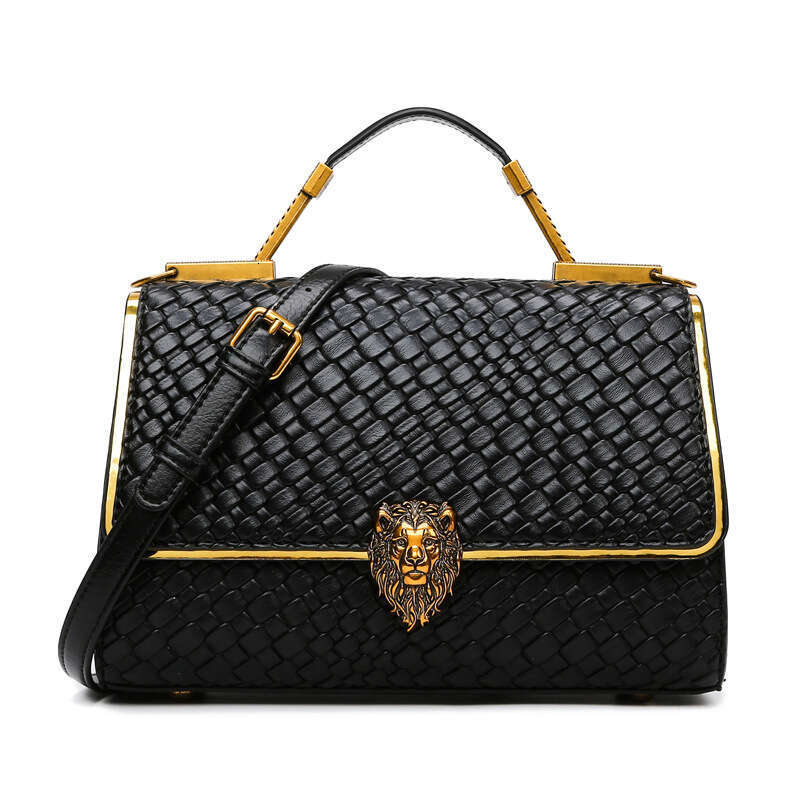 New Luxury Texture Woven High-End Large Capacity Handbag Women's Heavy Craft Design Crossbody Bag