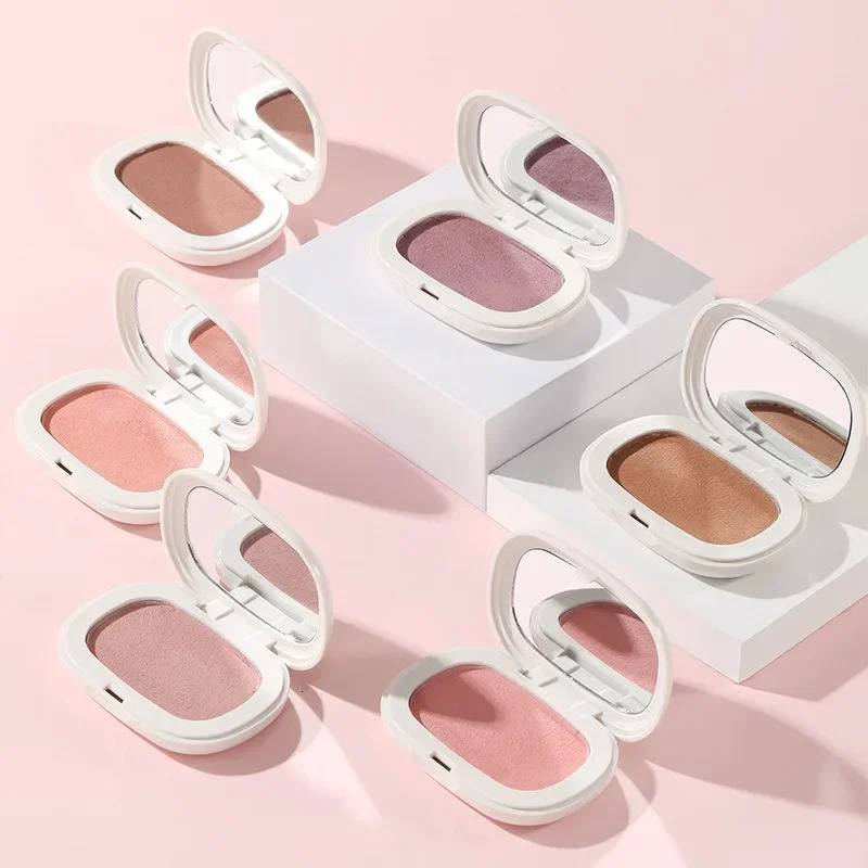 Face Blusher Matte Natural Cheek Tint Brighten Face Contouring Waterproof Cosmetics Blush Powder Soft Female Makeup 1pcs Blusher 250614