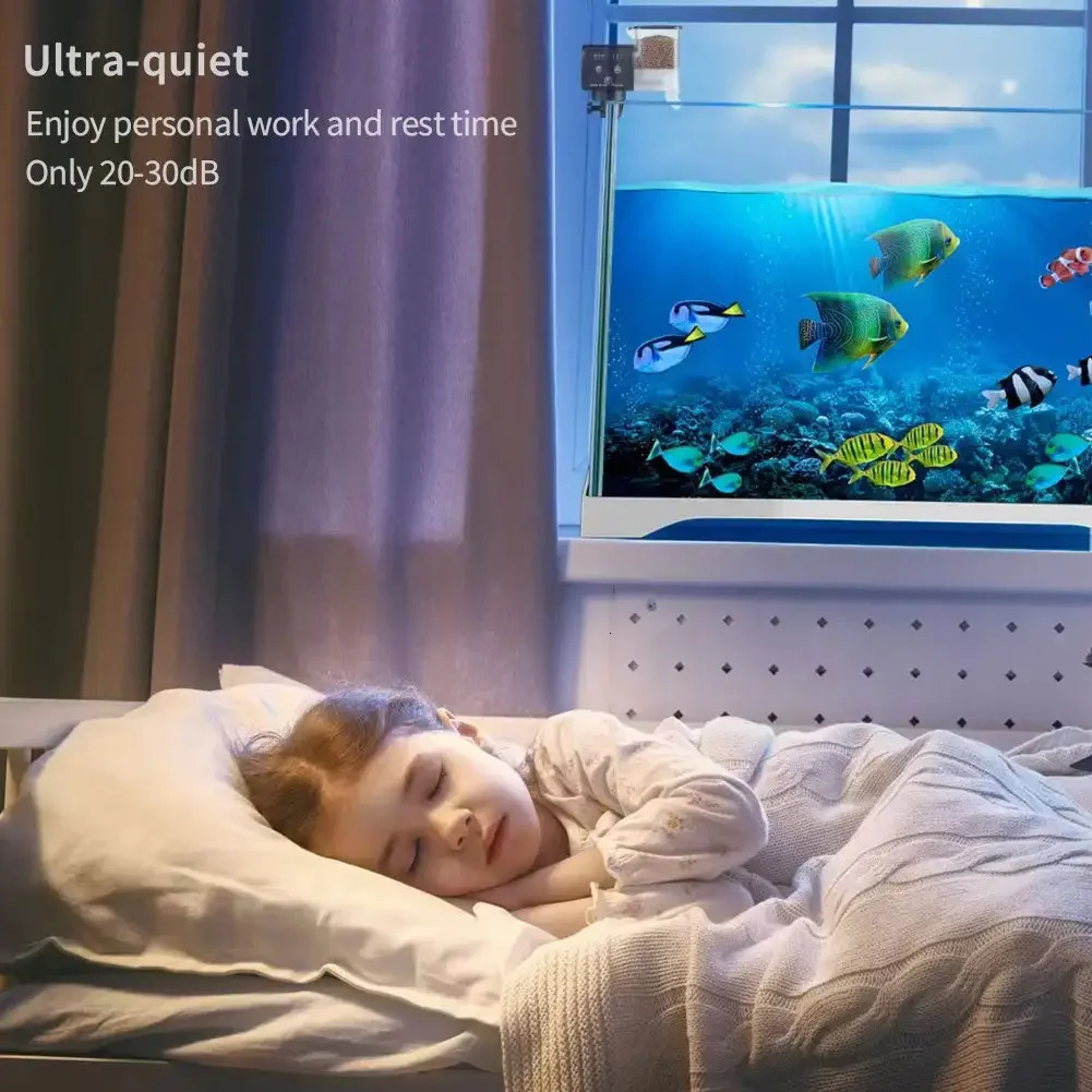 Jebao Jecod Aquarium Fish Tank Feeder Intelligent Automatic Feeder Digital Timing Wireless Remote Control Fish Feeding 250613