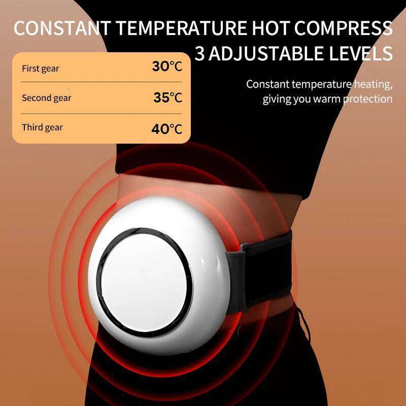 Mini Massager Portable Rechargeable Multifunctional Electric Soft Abdominal Instrument Hot Compress Massage Waist Back