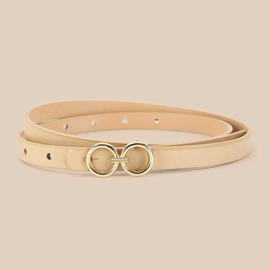 5pcs Belt Wen Fashion PU Leather Thin Belts with Alloy Buckles in Solid Color Simple Pin Buckle Thin Belt For Jeans Dresses X250614