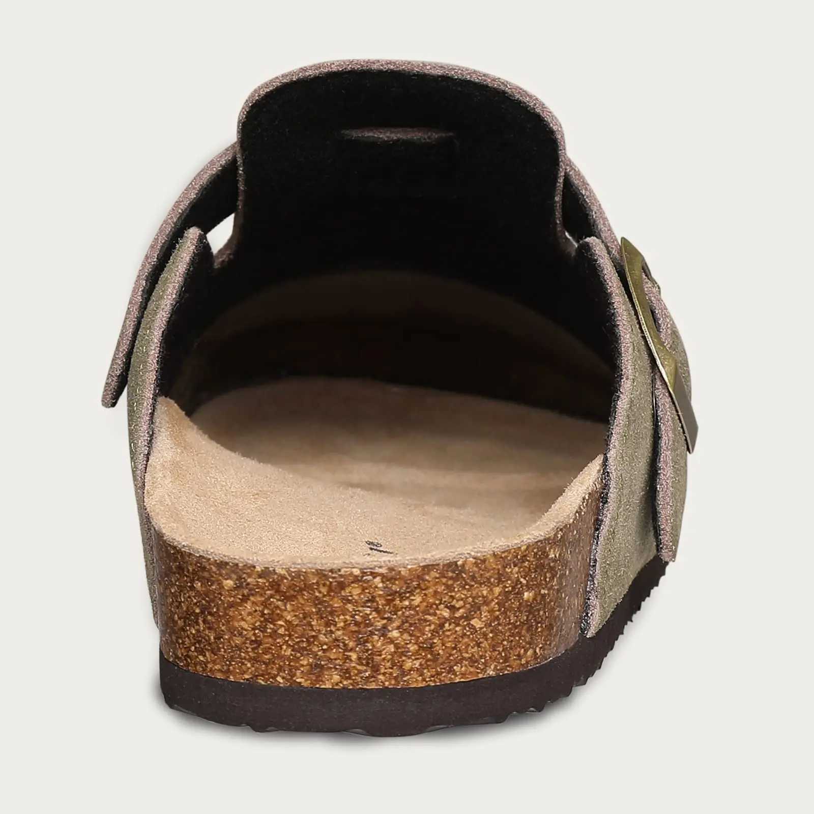Pallene Cork For Women Men Slip-on Cork Leather Mules Outdoor Soft Sole Cork Slippers Outdoor FAshion Classic Unisex s Z250614