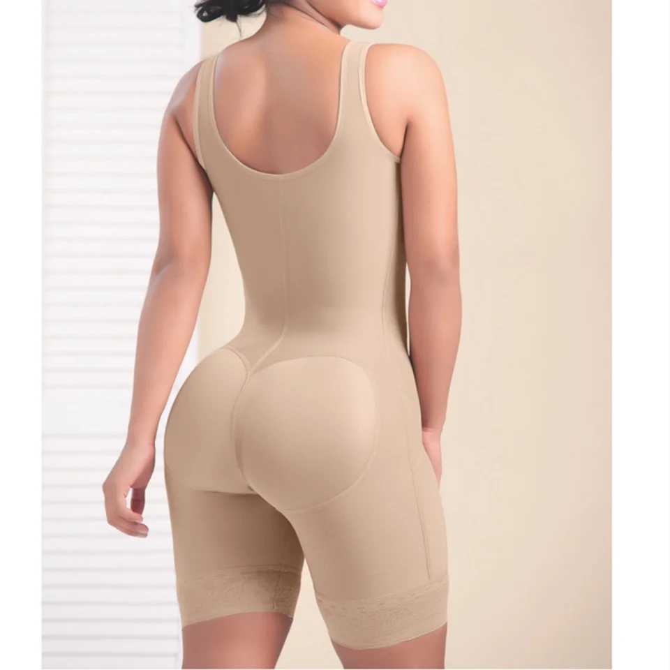 BBL Stage 2 Colombianas Mujer Full Body Support High Compression Shrink Waist Post Surgery Shapewear Ass Stuff Butt Lifter XJ250614