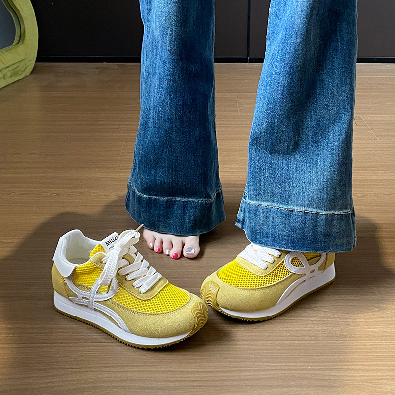 Ddmysports White Sneakers For Women Summer New Korean Style Ins Female Students Casual Sports Versatile Board Shoes Fscl Outdoor Shoes