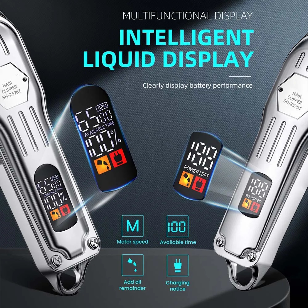 Professional Hair Clippers/Hair Trimmer/Beard Shaver Kit for Men Barber Clipper Hair Cutting Kit Gifts for Men 250612