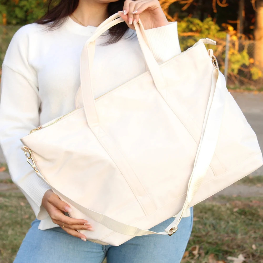 Everyday Tote Bag Eco Friendly Women Men Large Work Travel Beach Bag Waterproof Tote Bag Plain Pink Black Nude Nylon Tote Bags 250610