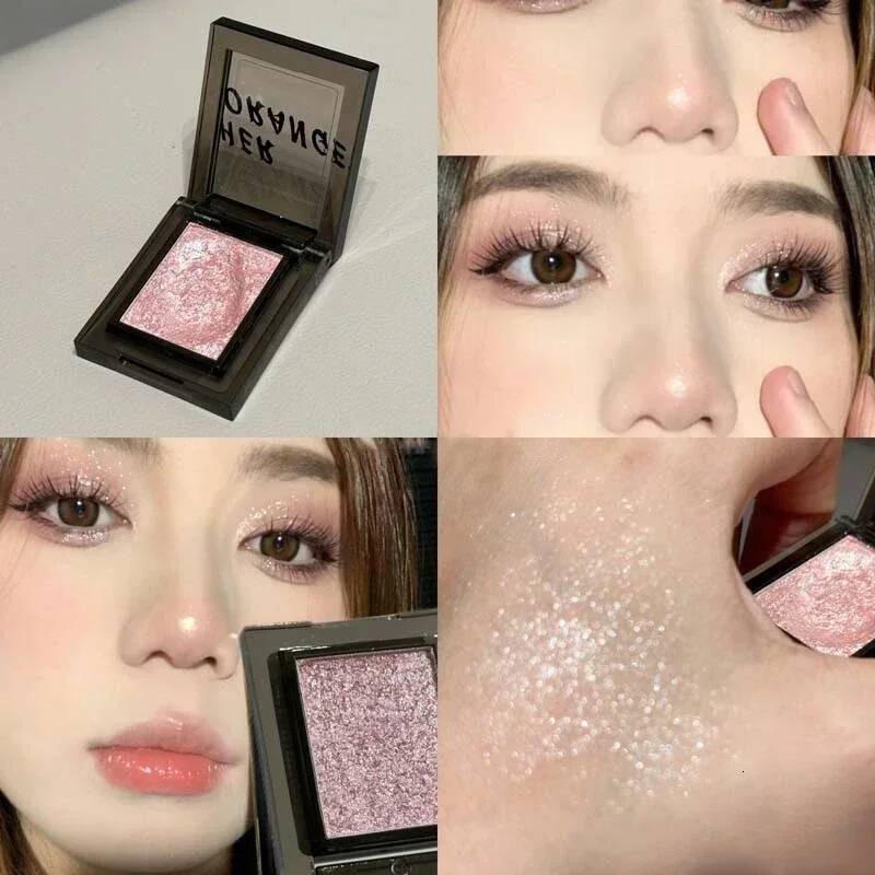 Purple Glitter Shadow Metallic Smoky Highgloss Eyeshadow Palette Matte Pearl Shinny Earth Grey Multicolor Eye Makeup