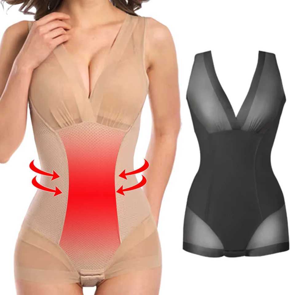 Women Sexy Mesh Shapewear Butt Lift Bodysuit Push Up Bras Tank Tops Waist Tummy Slimming Body Shaper Sculpting Corsets XJ250614