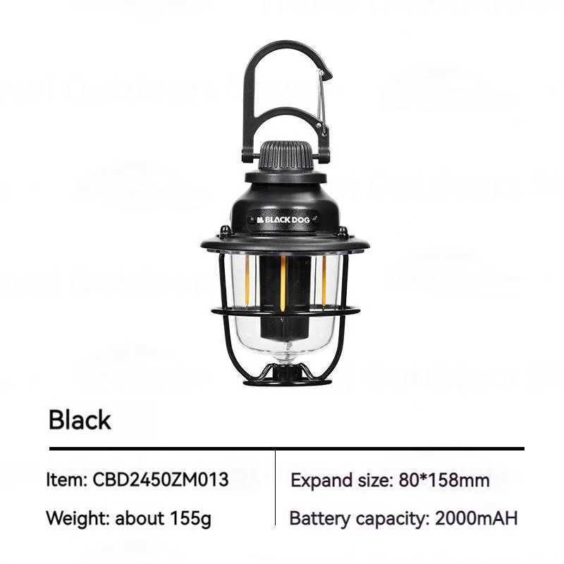 Naturehike Blackdog Camping Hanging Light Outdoor LED Lighting Tent Lantern Floodlight Waterproof IPX3 Portable Ultralight Lamp W250613