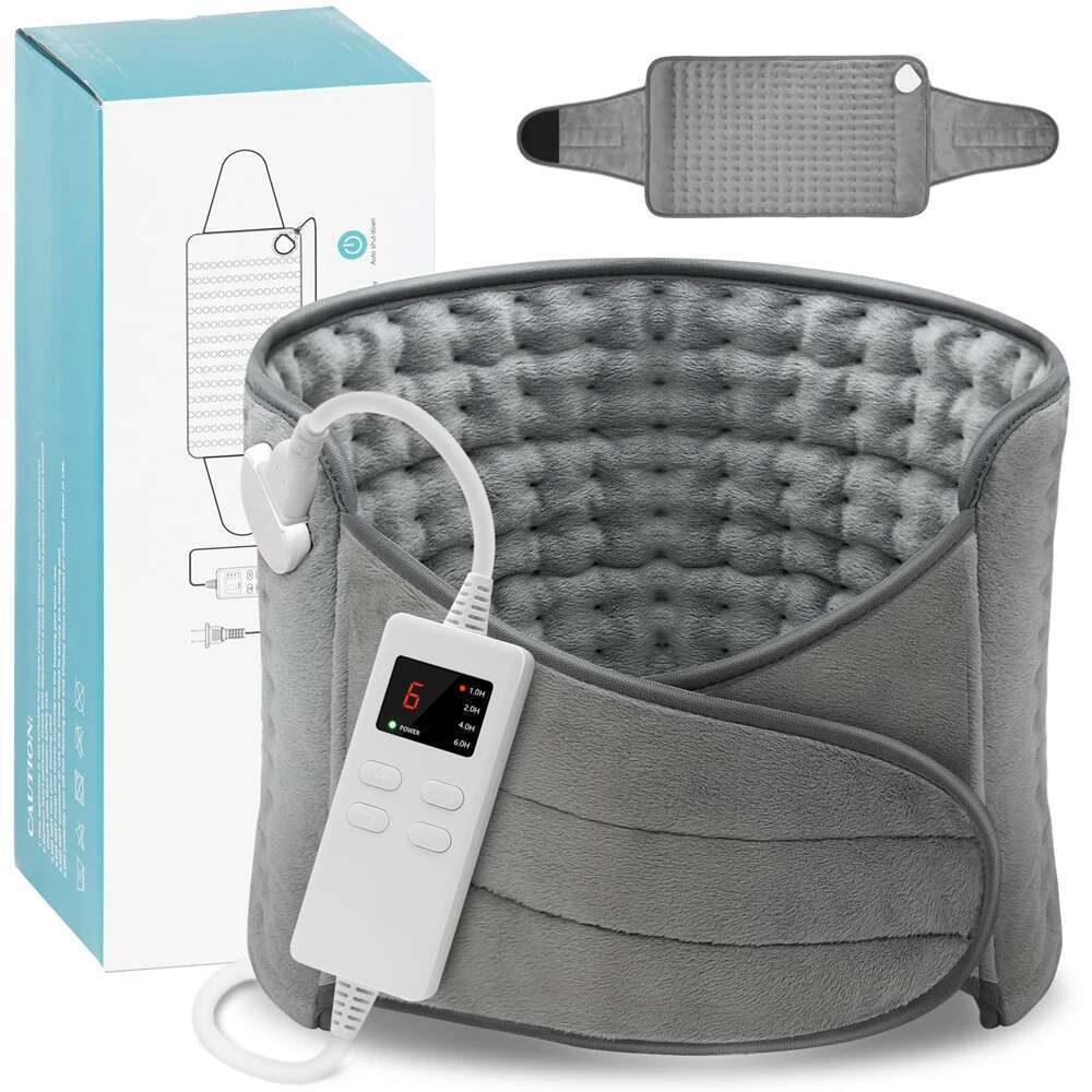 Multifunctional Heating Pad Microplush Electric Blanket Shoulder Neck Back Leg Relaxation 6 Gears Temperature Control