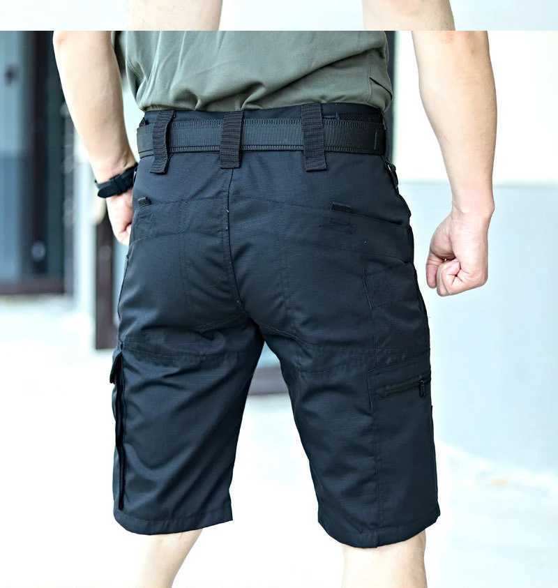 Tactical Camouflage Shorts Outdoor Work Pants Mens Multi-pocket Casual Cargo Short Pants Quick Dry Wear-resistant Shorts Male W250614