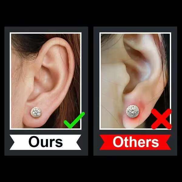 In stock Jewelry Screw Back Cluster Moissanite Earrings GRA Certificated Women 925 Silver Moissanite Flower Stud Earrings