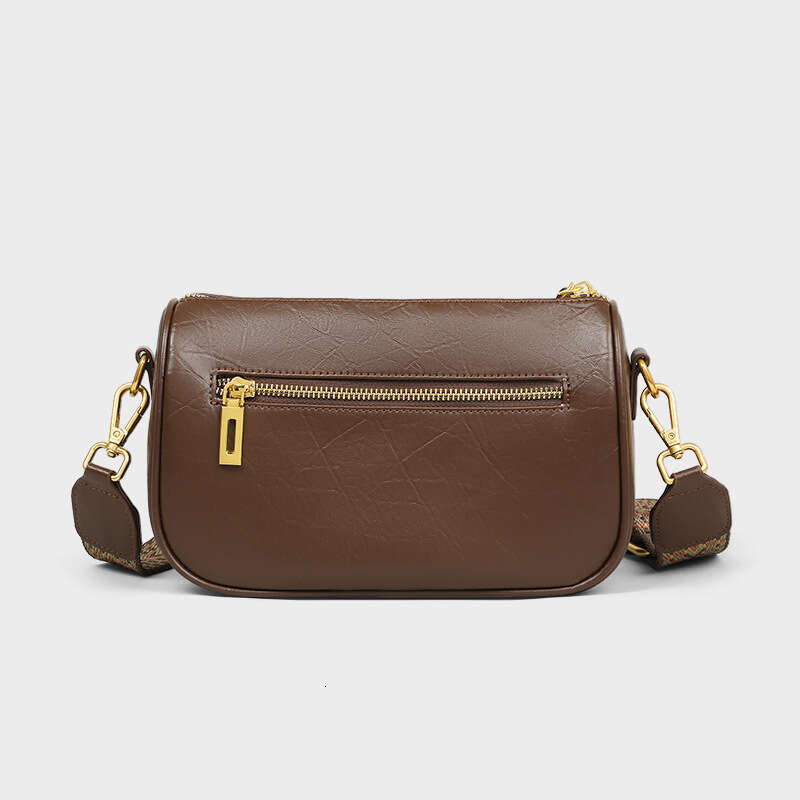 Women S Summer New Crossbody Genuine Leather Commuter High End Shoulder Pillow Bag Handbag