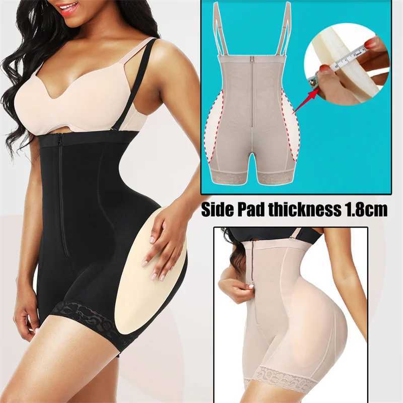 High Waist Colombianas Fake Ass Butt Lifter Hip Pads Enhancer Corset Shapewear Body Shaper Push Up Thigh Trimmer XJ250614