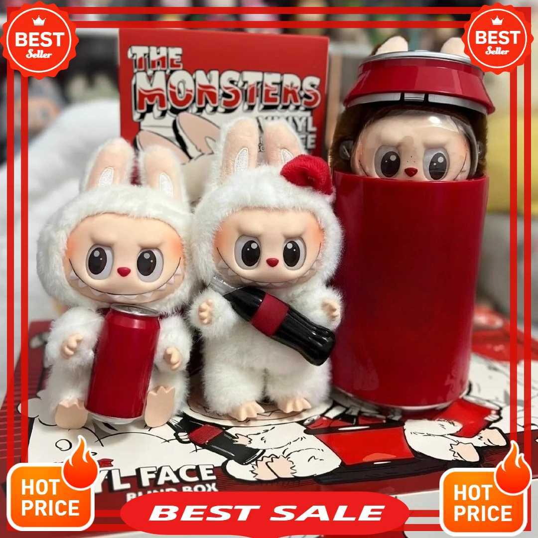 Labubu Cute Blind Box Series Vinyl Face Pendant Doll High Quality Replica Keychain Mystery Box Surprise Childrens Toy Gift T250614