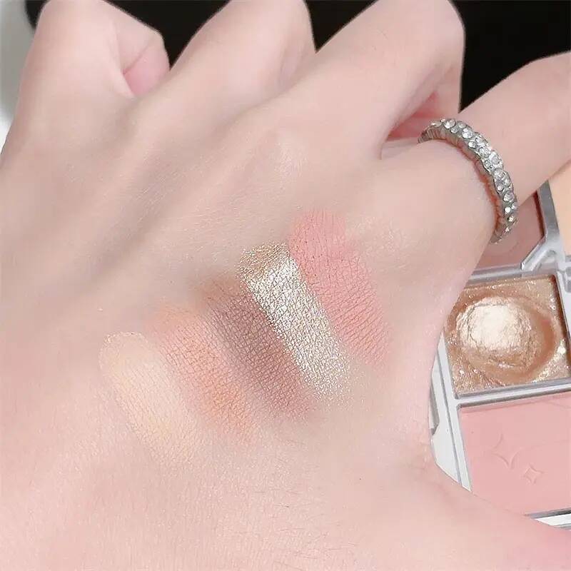 Dikalu 5 Eye Shadow Soft Mist Dark Eyes Matte Pearlescent Polarized Qianjin Makeup Plate Korean Color Scheme