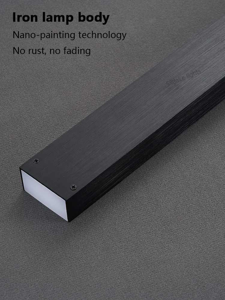 New restaurant chandelier modern simple dining room table bar lights long strip spotlight creative designer pendant lampsXJ2500613