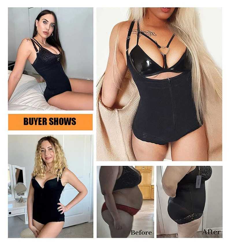 AfruliA Full Body Shaper Fajas Colombianas Girdle BBL Butt Lifter Bodysuits Tummy Control Panties Waist Shapewear Corset XJ250614