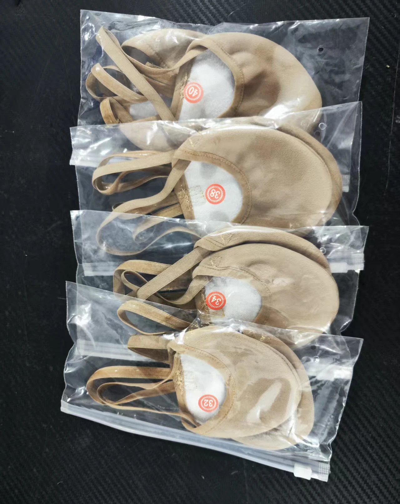 Adult and Childrens Palm Cover Half Foot Shoe Artistic Gymnastics Shoes Half Foot Practice Shoes Ballet Dance Half Shoes 250613