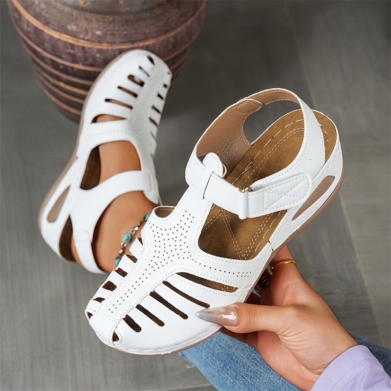 Womens Leisure Platform Triangle Sandals Summer Slippers Sets Wearing Open Toe Shoes 250605