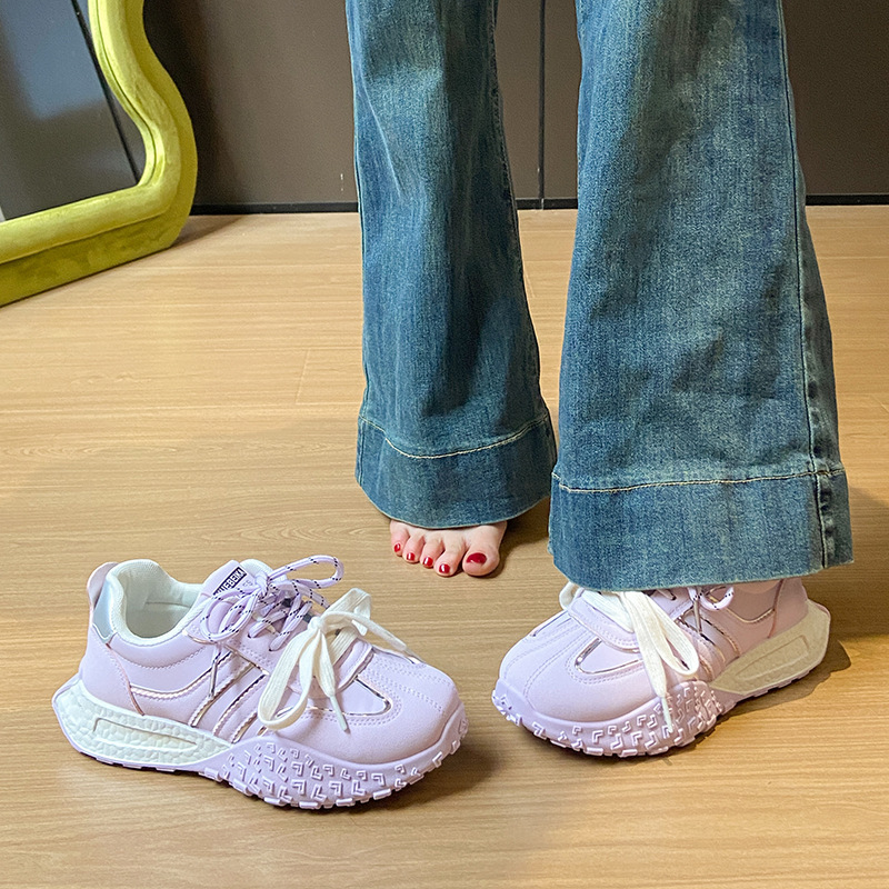 Ddmysports Ins Korean Style New Agan For Women Spring Student Sports Running Casual Thick Sole German Training Shoes W Outdoor Shoes