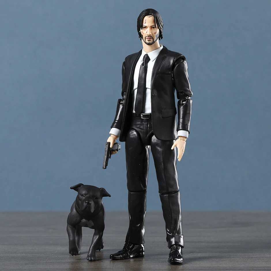 Medicom Mafex No. 085 Chapter 2 John Wick Action Figure Model Gift Collectible StatueXJ250614